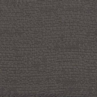 Charcoal gray woven fabric texture with a dense, square pattern and matte finish; decorative cushion sample detail.
